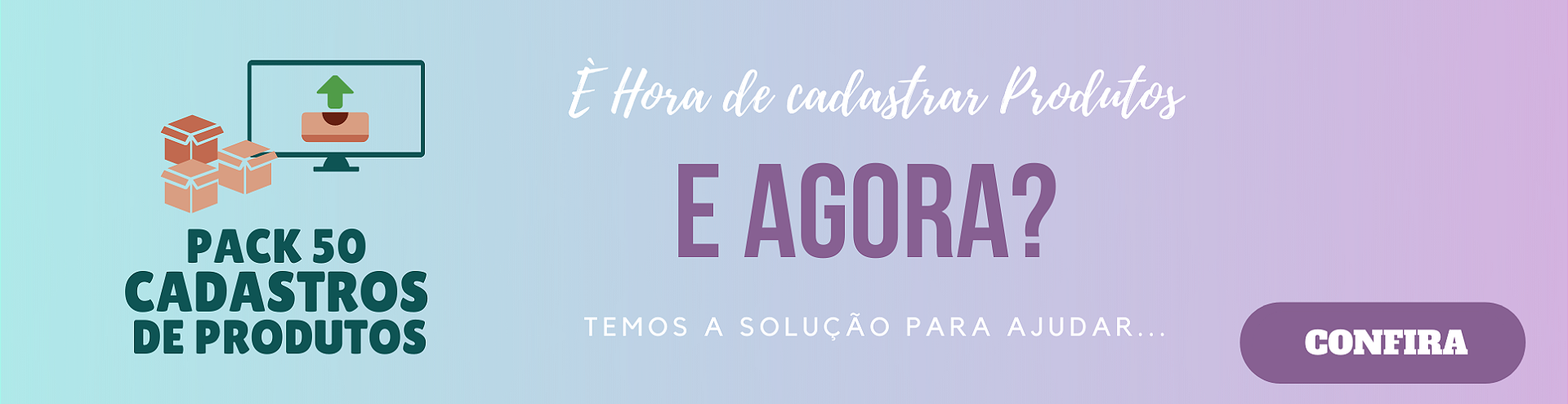 cadastro de produtos