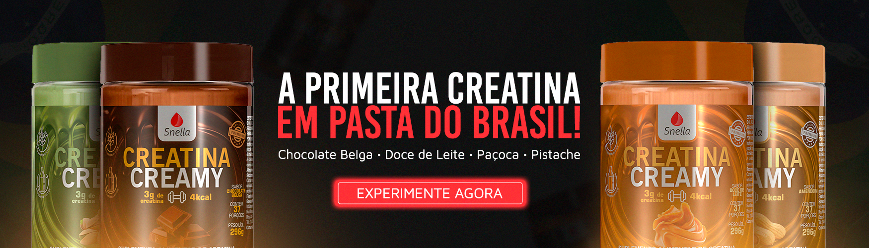 BANNER LANÇAMENTO CREATINA CREAMY