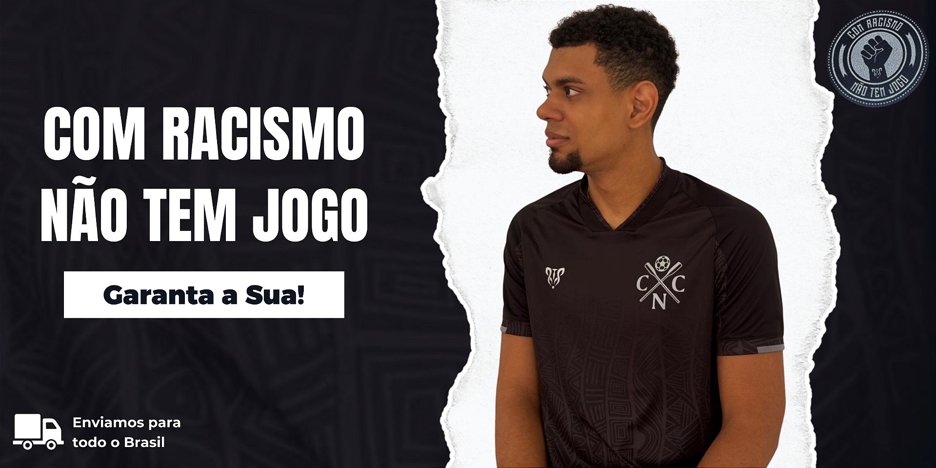 Camisa com Racismo não tem Jogo