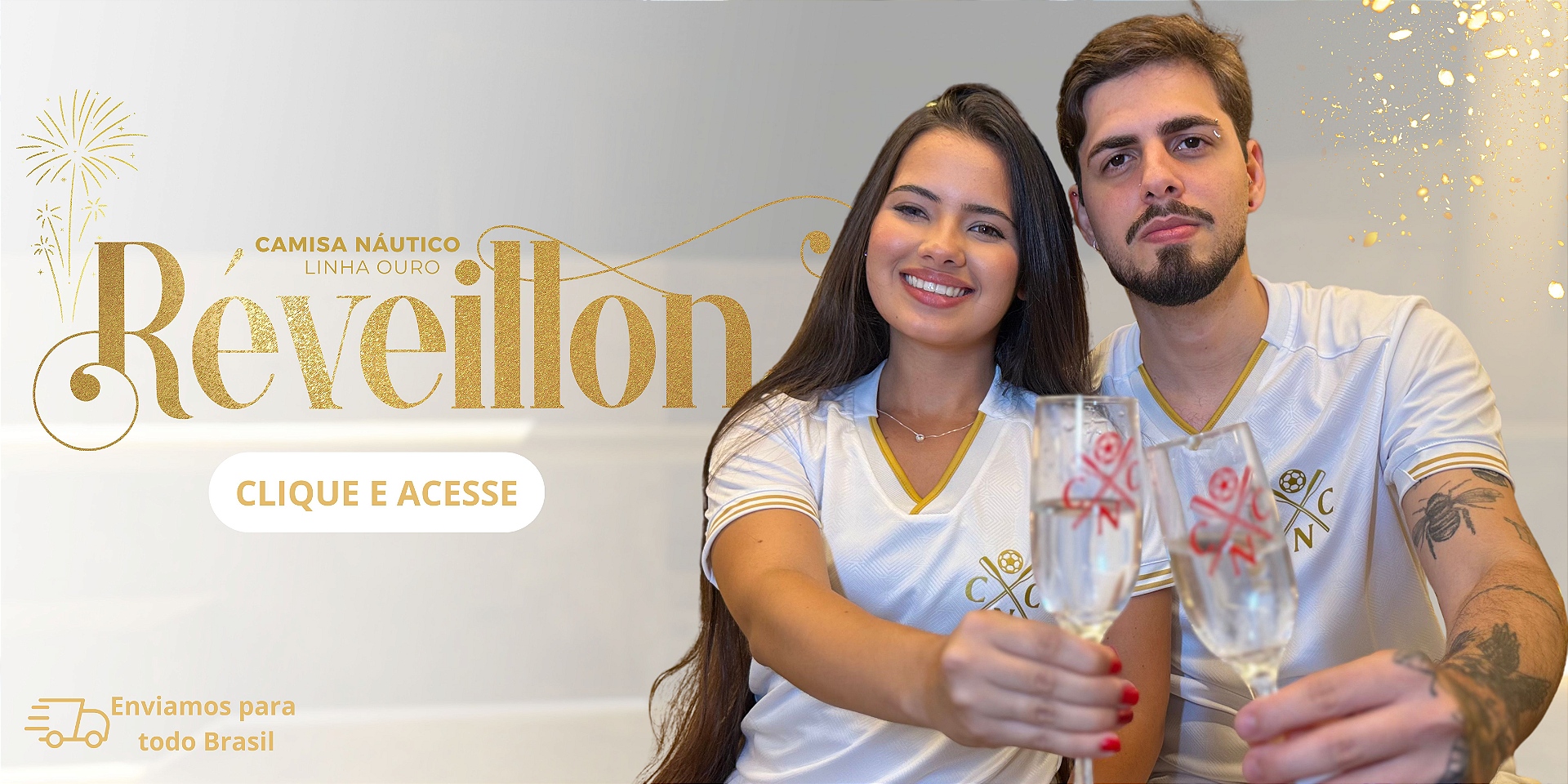 CAMISA NÁUTICO REVEILLON SERIE OURO 2025