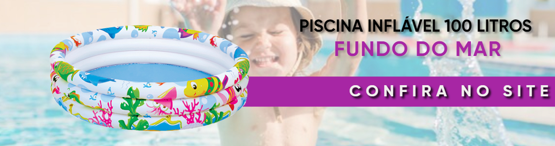 Piscina Inflável Fundo do Mar