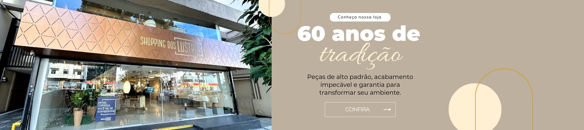 60 anos - loja