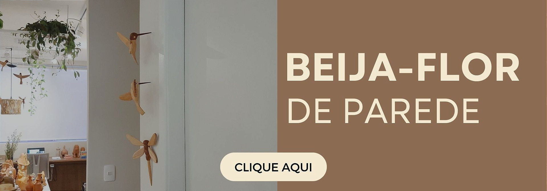 Beija-flor de parede