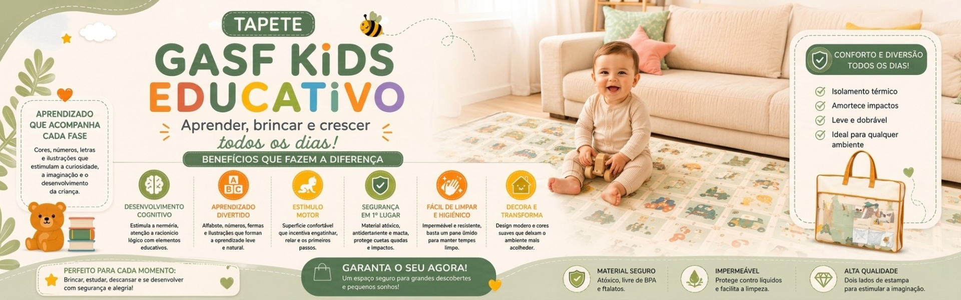 Tapete Gasf Kids