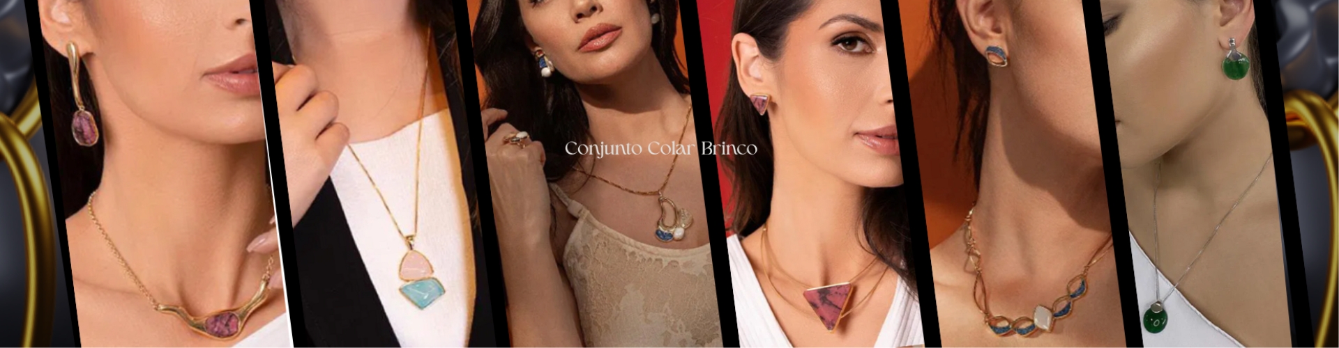 Conjunto Colar Brinco