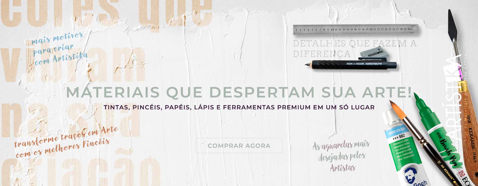 Materiais Artisticos Arte Desenho e Pintura