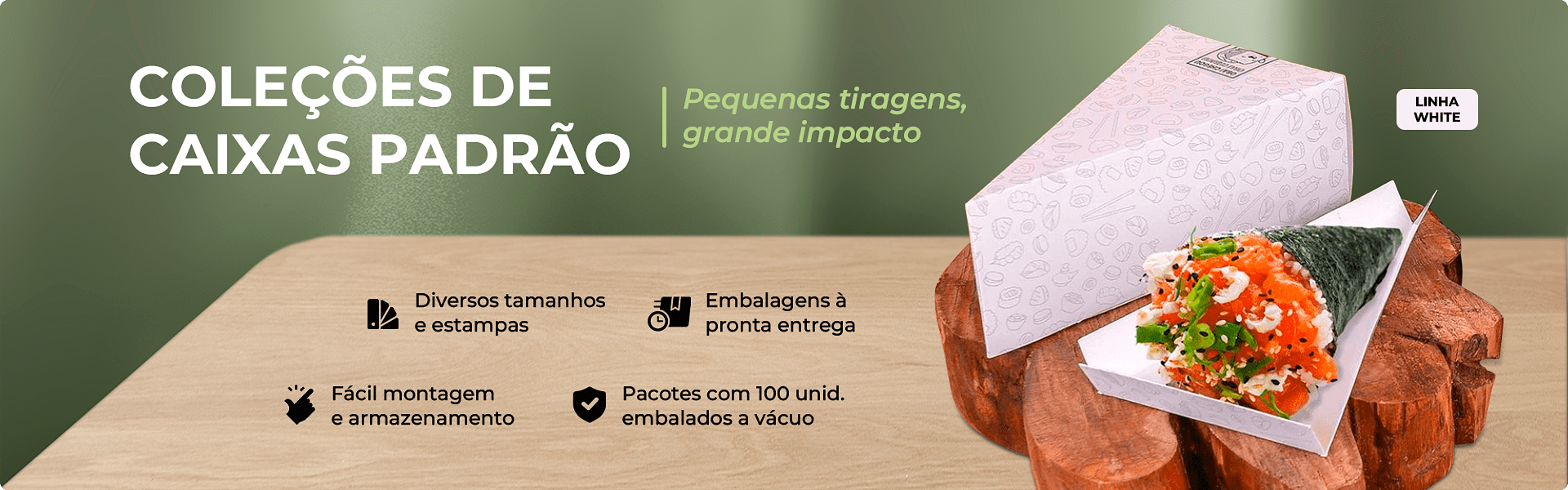 Linha Oriental Padrão - embalagens delivery