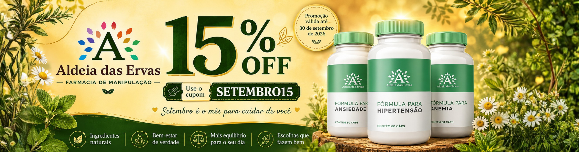 setembro de desconto