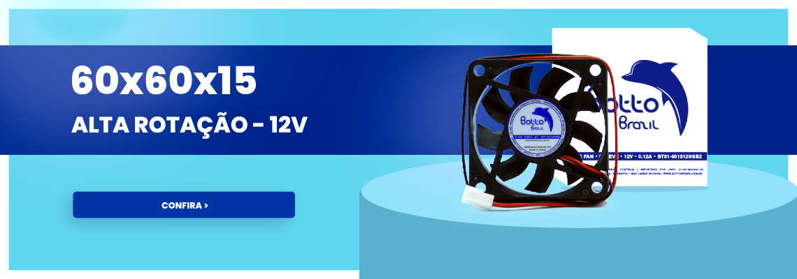 3-60x60x15 - Alta Rotação - 12v