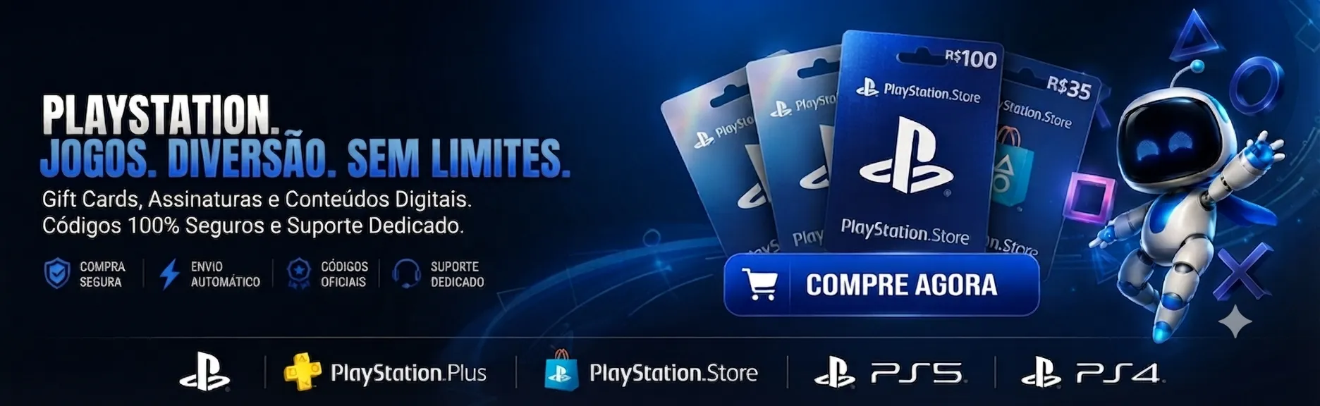 Playstation Cartão