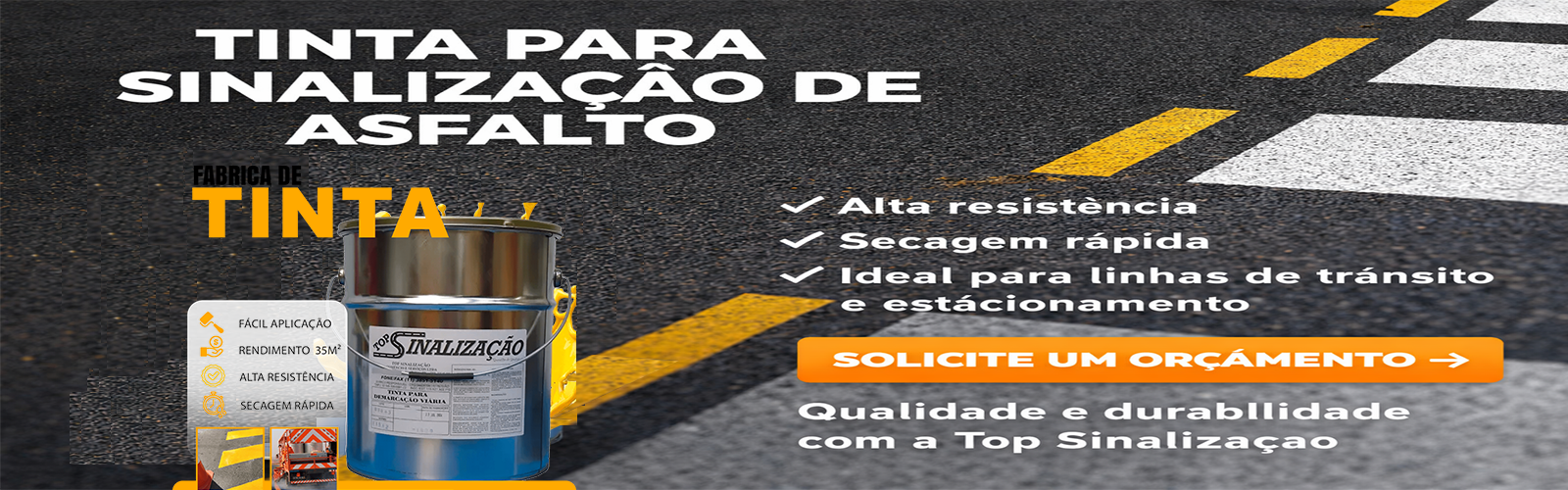 TINTA DE SINALIZAÇÃO SOLV