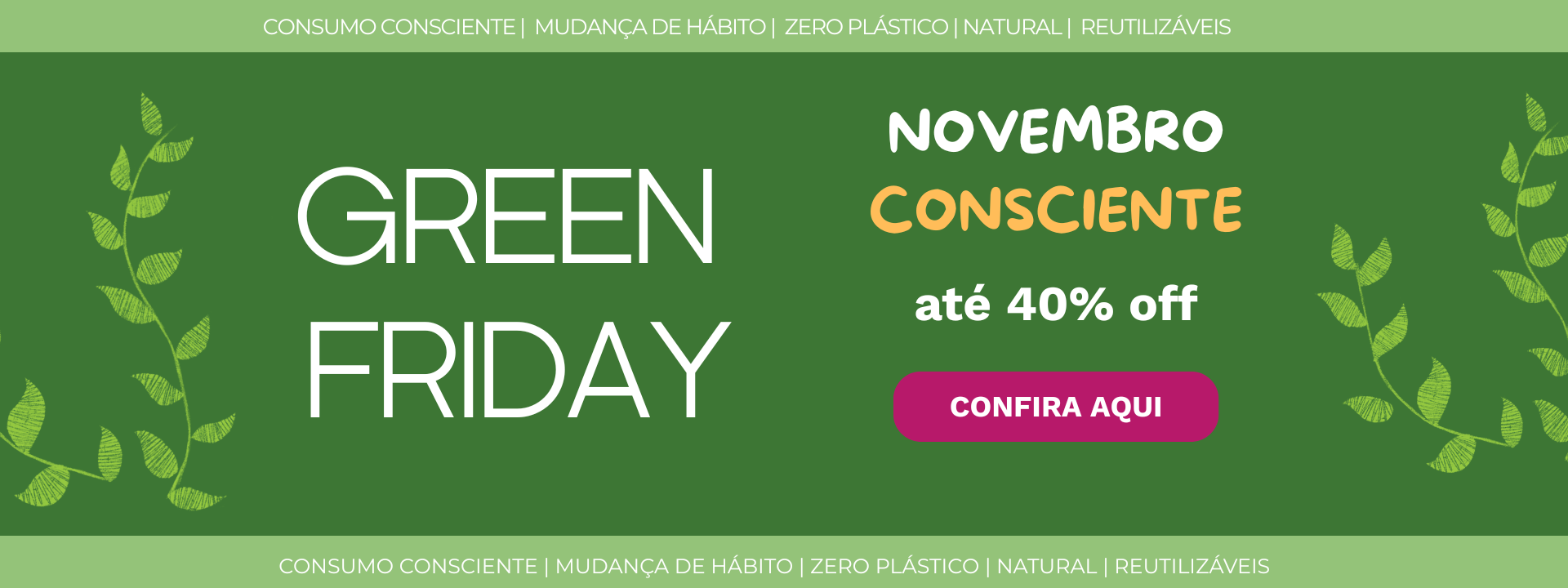 Full banner desktop Green friday