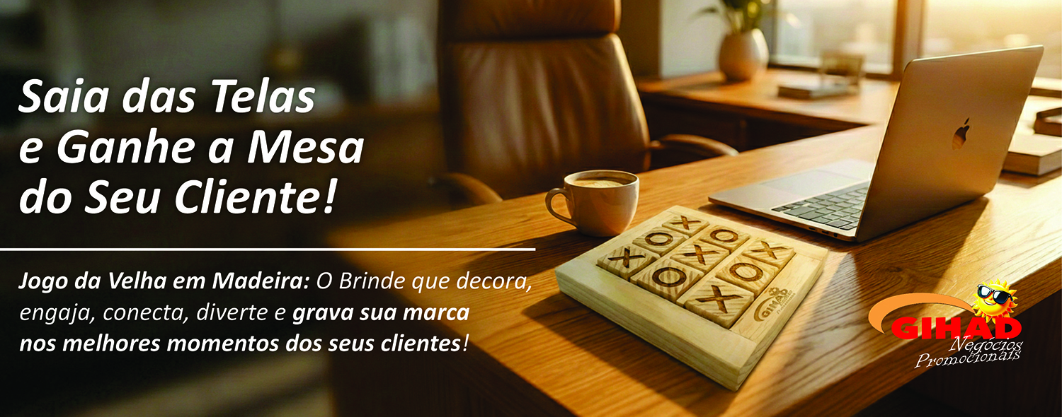 Jogo da Velha em Madeira Personalizado