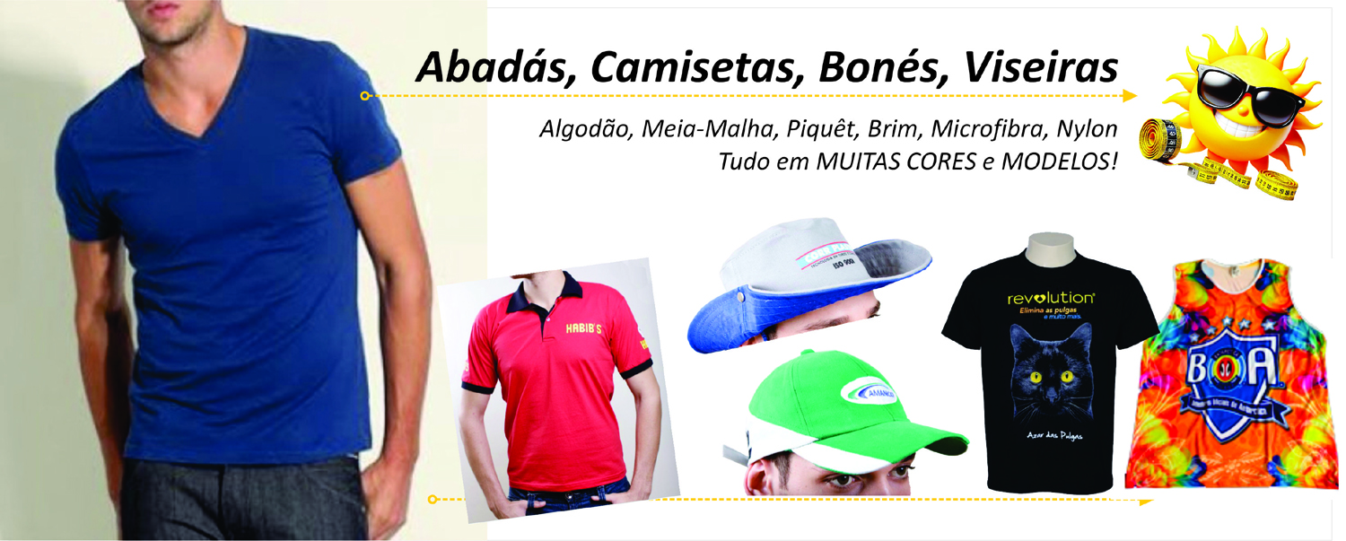 Camisetas Bones Viseiras Abadás