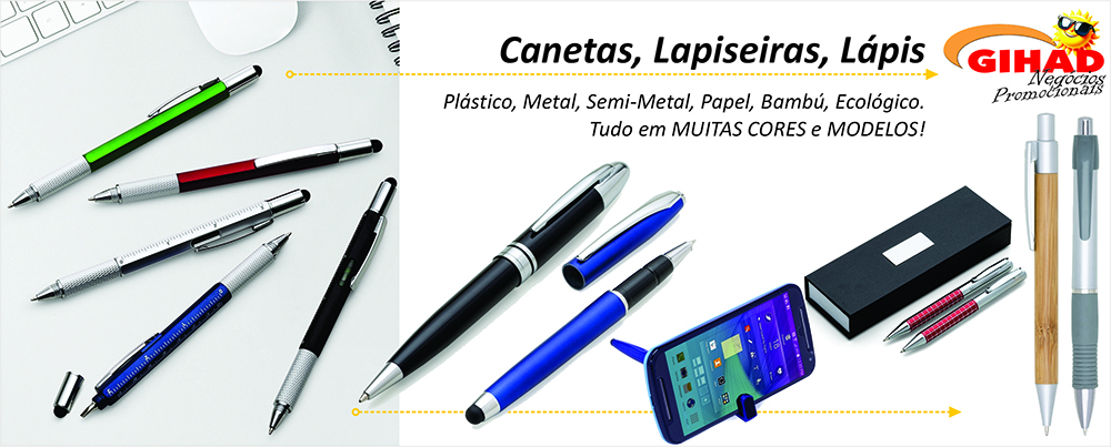 Canetas, Lapiseiras, Lápis