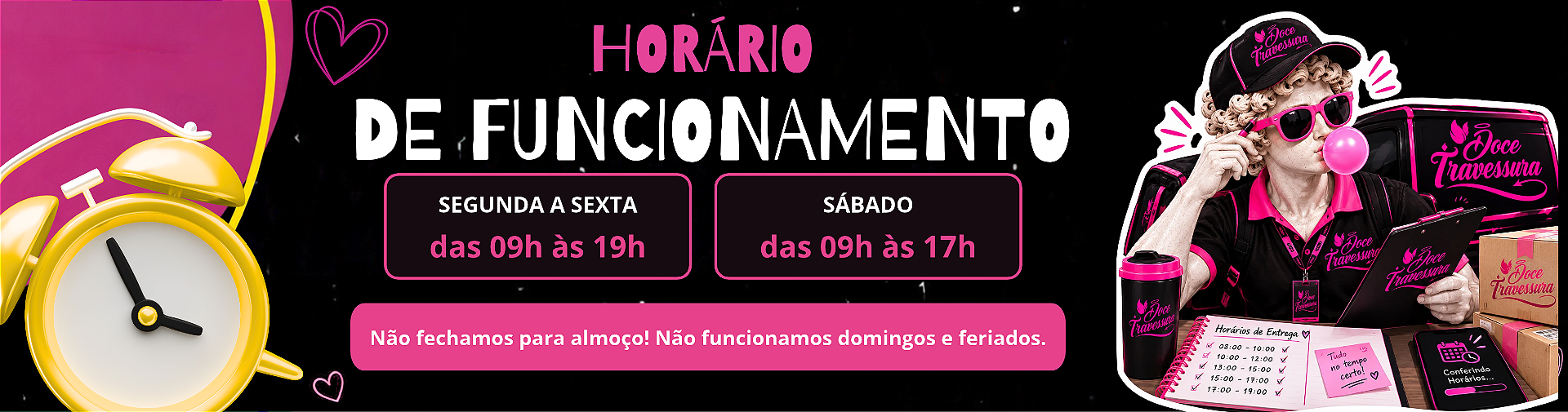 HORARIO DE FUNCIONAMENTOJ