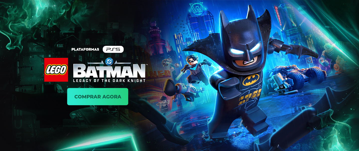 LEGO Batman O Legado do Cavaleiro das Trevas Ps5 PRIMÁRIA Mídia Digital