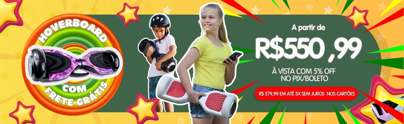 HOVERBOARD COM FRETE GRATIS