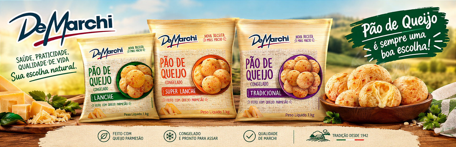 PAO DE QUEIJO NOVA EMBALAGEM