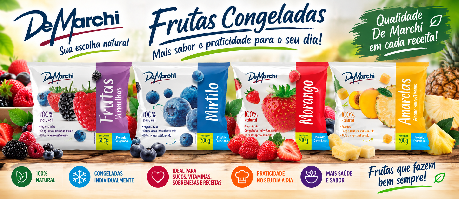 FRUTAS 300G VITRINE