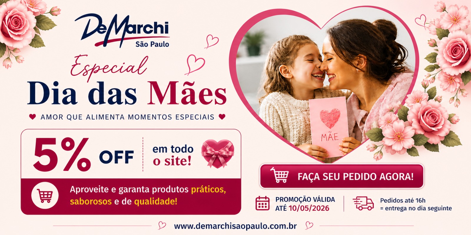 Dia das mães 2026