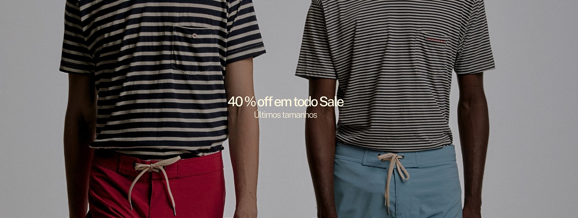 Sale 40% stripes