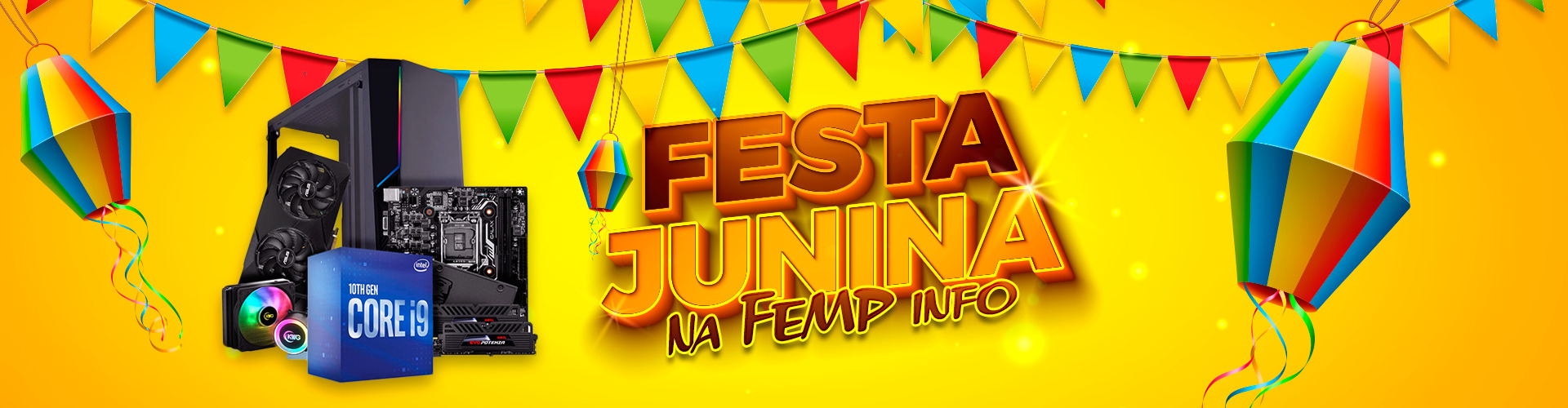 Festa Junina é aqui !!! Na FEMP INFO