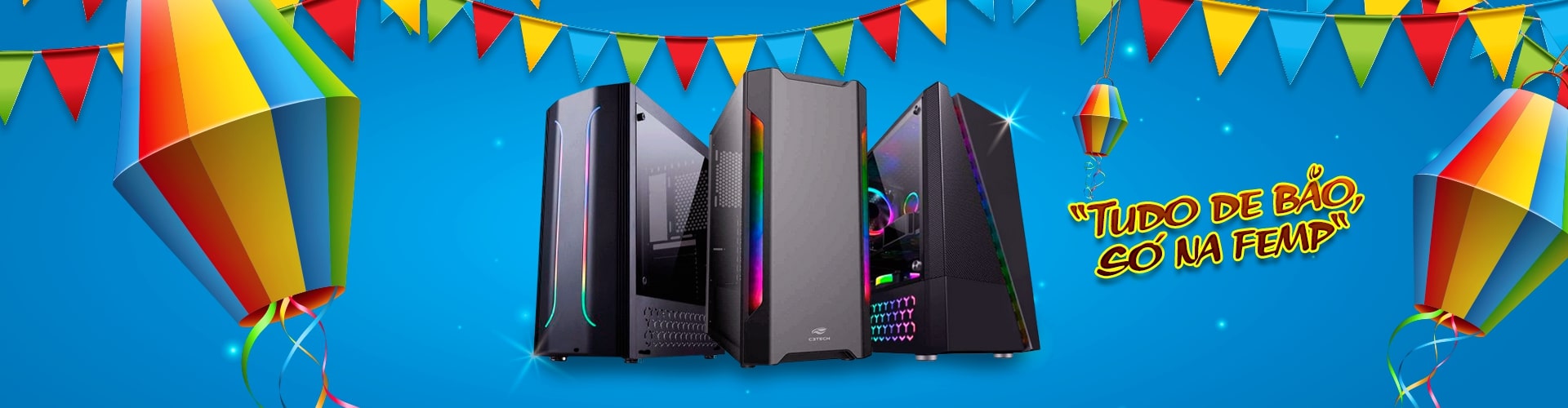 Gabinetes Festa Junina na FEMP 
