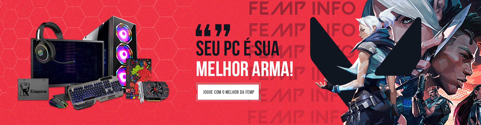 Faça seu PC aqui na FEMP info e Jogue como nuncas antes !!