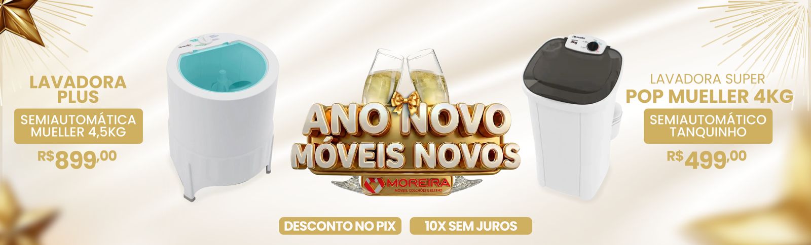 ANO NOVO - LAVADORAS