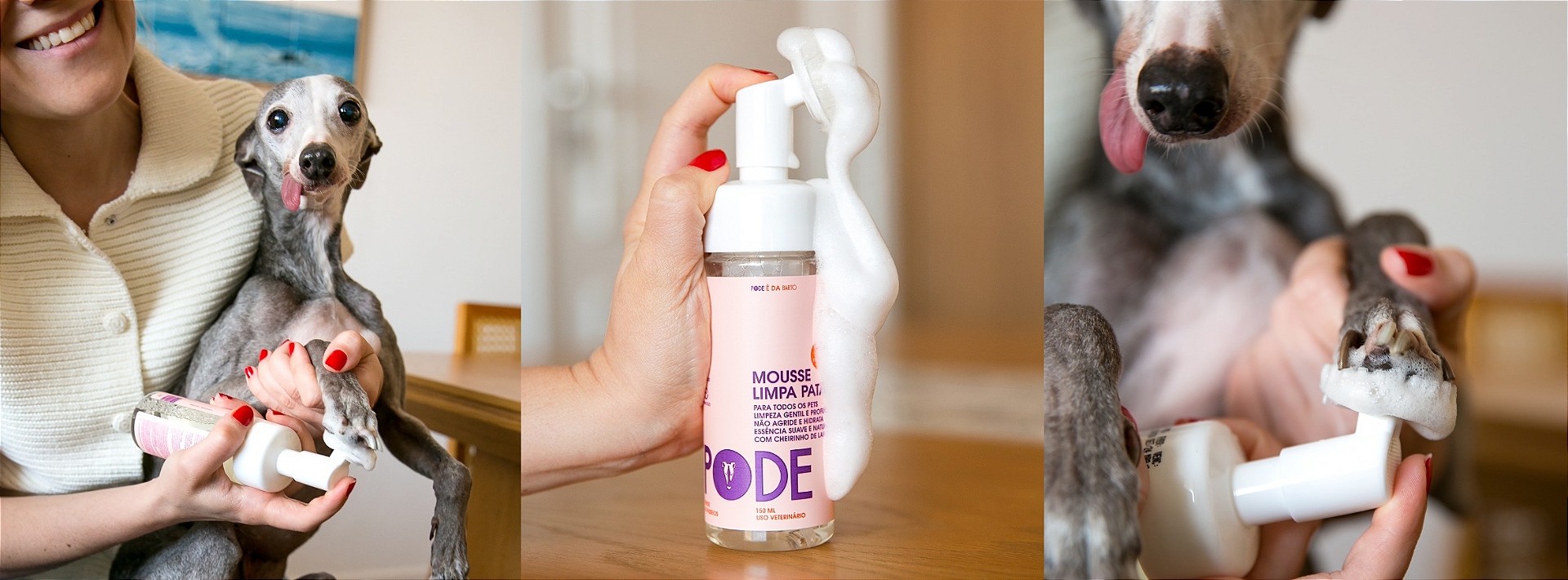 MOUSSE LIMPA PATAS