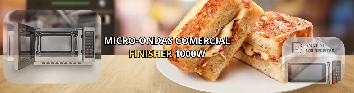 Micro-ondas comercial  Finisher 1000W