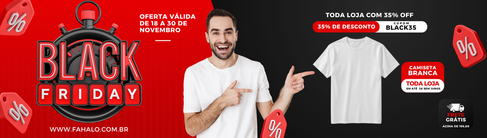 FAHALO  BLACK FRIDAY 35%OFF