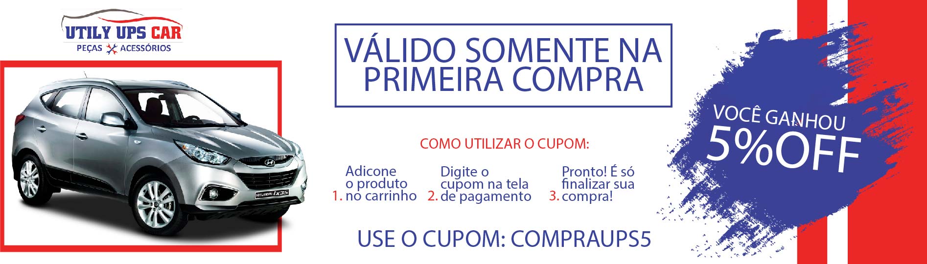 CUPOM - Primeira Compra