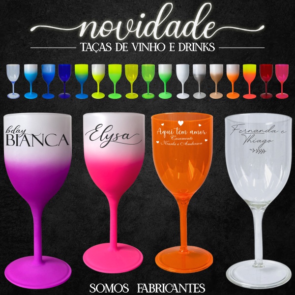 Banner taça de vinho e drink mobile