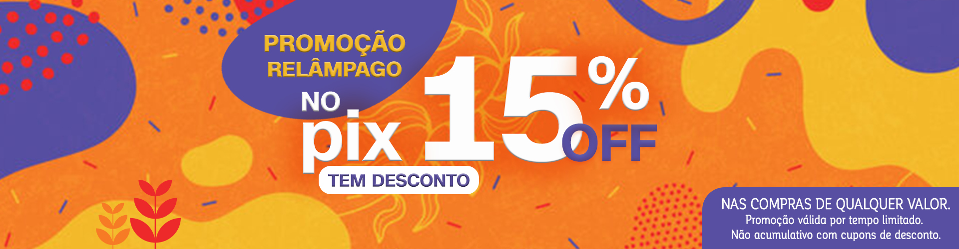 No Pix tem desconto 2