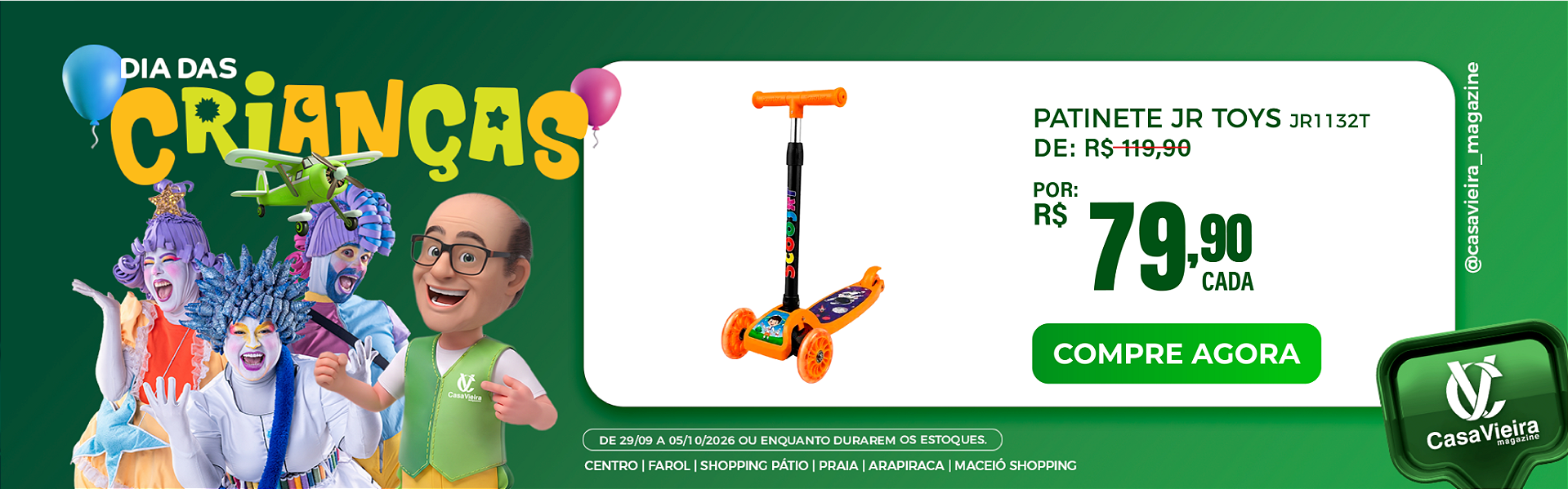 Patinete Júnior Toys