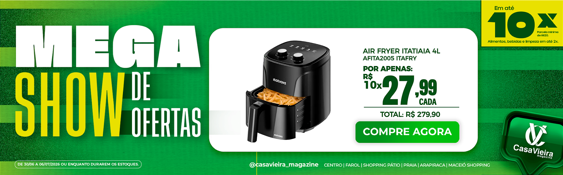Fritadeira Itatiaia Afita Itafryer 4L