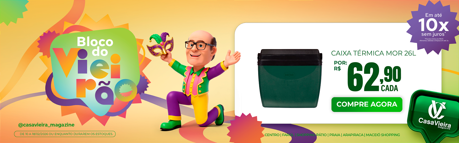 Caixa Térmica Mor 26 Litros