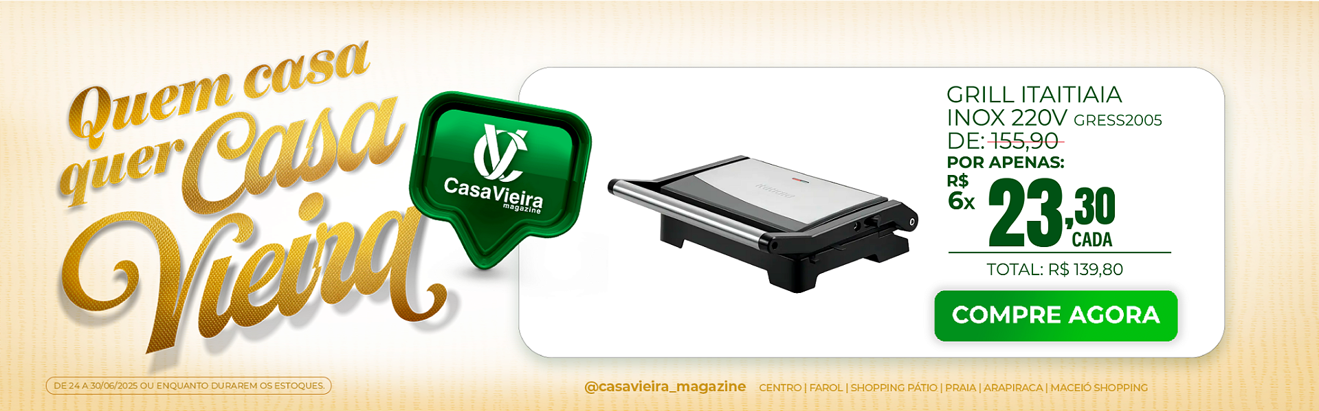 Grill Itatiaia Inox 220V