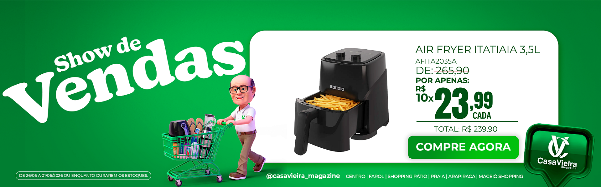 Air Fryer Itatiaia 3,5L 220V