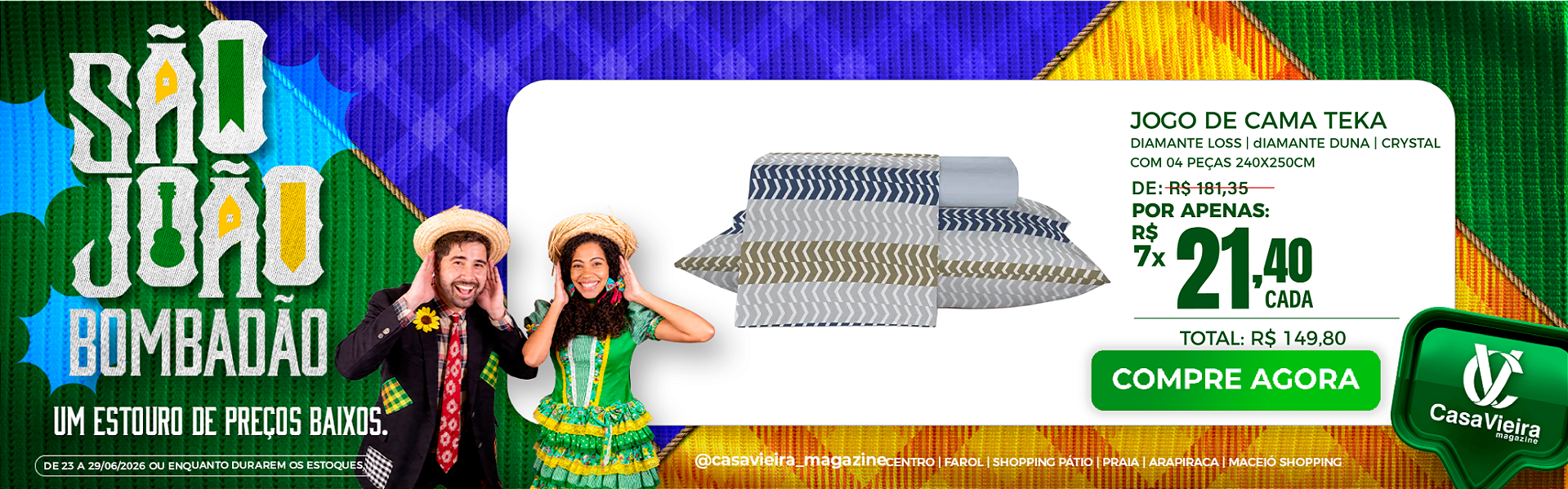 Jogo De Cama Teka 4 Peças