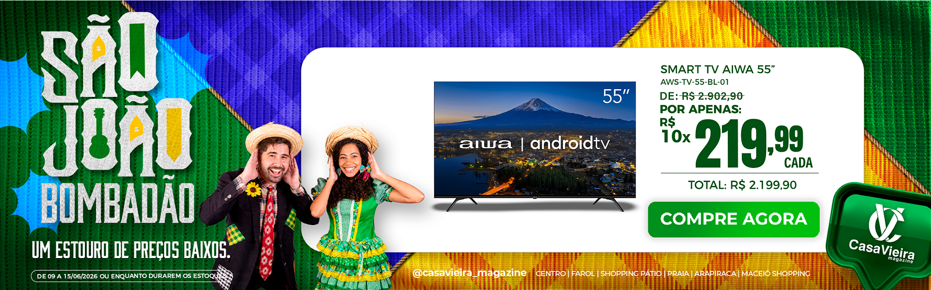 Smart TV Aiwa 55"