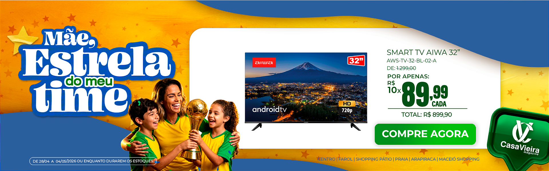 Smart Tv Aiwa 32"