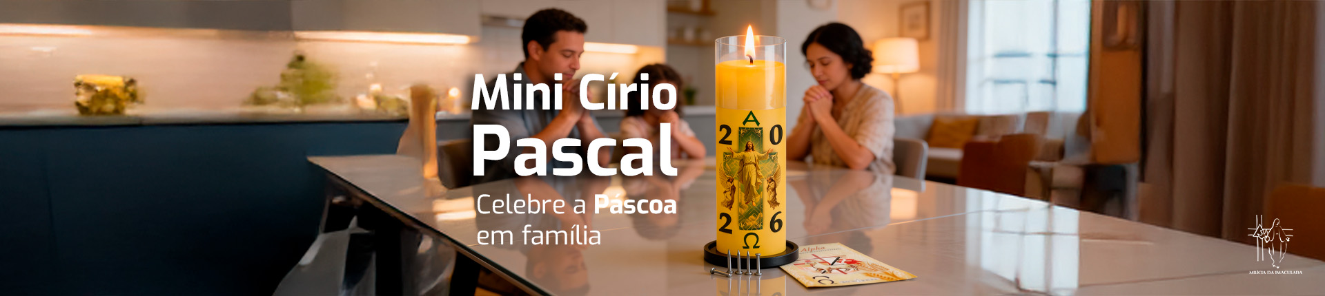 Vela Círio Pascal da Família