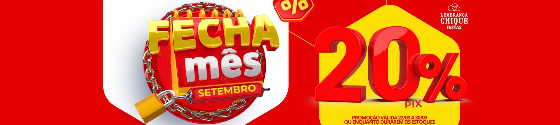 Full Banner -  fecha mes setembro