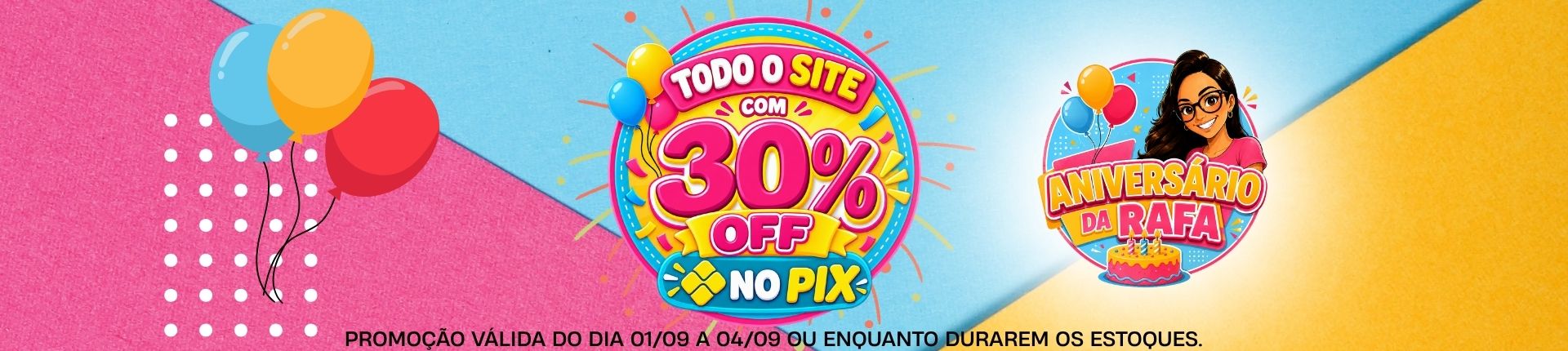 Full Banner - Niver da Rafaela