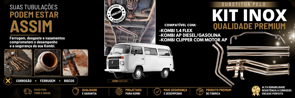 kit tubo inox gracha