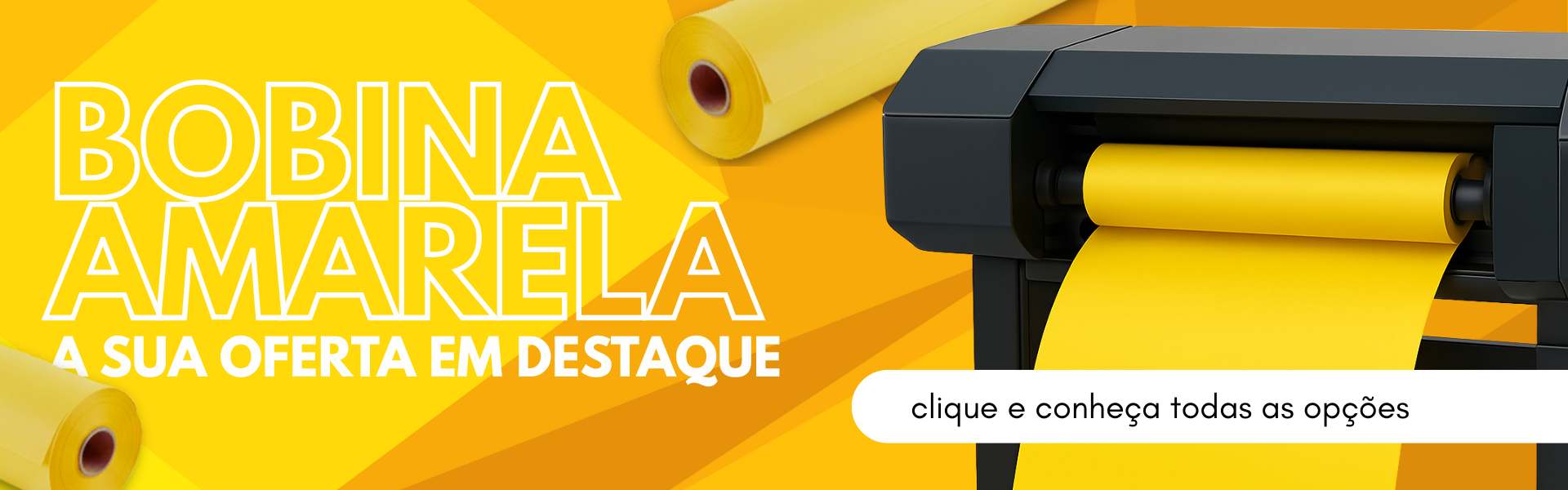 Banner bobina amarela