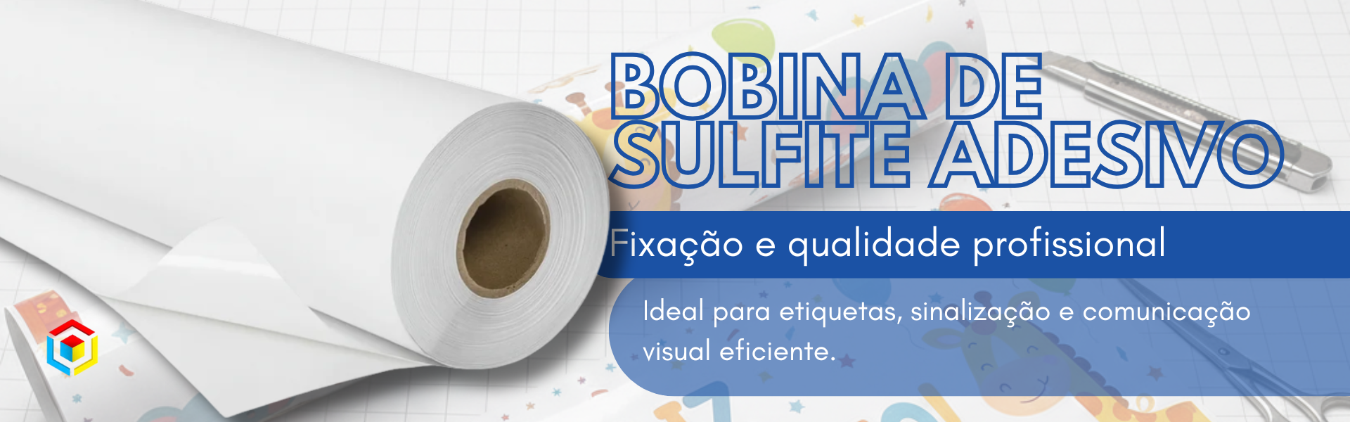 Bobina de Sulfite adesivo